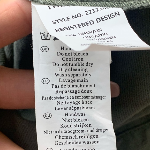 THE KORNER Khaki Midi Button Front Dress - Picture 9 of 13